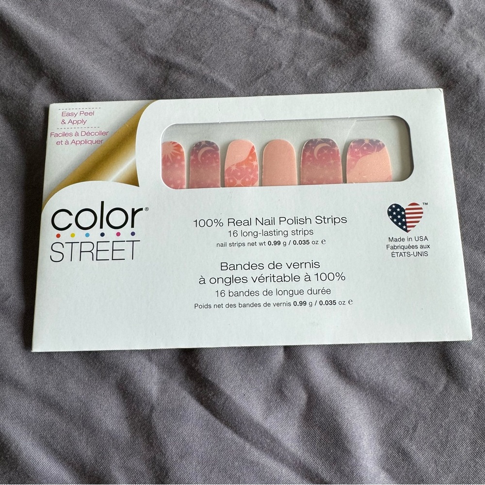 *Retired* Color Street: Star-Crossed | Sun Moon Pink Orange Blue Celestial - Picture 3 of 12